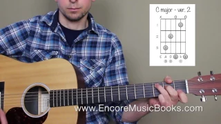 Easy Guitar Tutorial - Joy To The World - C Major - LEARN THE CHORDS