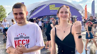 Youth Day in Moscow. The Future of  Russia. Summer 2022. June 26