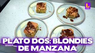 El Gran Chef Famosos 19 de abril | Plato dos: Blondies de manzana con salsa de café