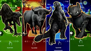 🦖 Indoraptor vs African Buffalo vs Godzilla vs How to Train Your Dragon | Coffin Dance 🪩