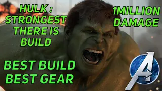 Marvels Avengers Hulk: Strongest There Is Build / 1Million DMG. (WBHarry)