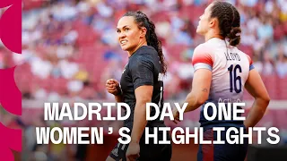New Zealand mean BUSINESS in Madrid | HSBC SVNS Madrid Day One Highlights