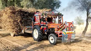 Ghazi Tractor 640 Heavy Load Trolley Fail In Under The Construction Road | Ghazi Tractor At Work