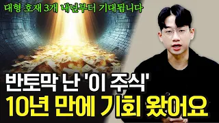 반토막 난 '이 주식' 10년 만에 기회 왔어요 (저평가 주식, 24년 투자)