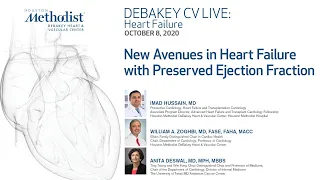 New Avenues in Heart Failure with Preserved Ejection Fraction  (Imad Hussain, MD) October 8, 2020