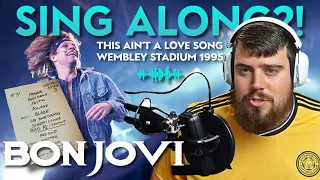 SING ALONG?! - Bon Jovi - This Ain't A Love Song - Wembley Stadium 1995 - REACTION