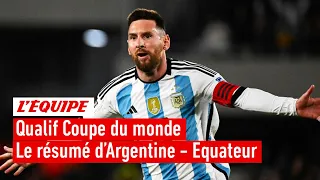 Qualif Amsud - Un superbe coup franc de Messi offre la victoire à l'Argentine sur l'Equateur