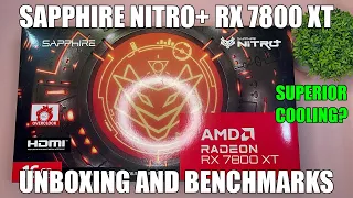 Sapphire Nitro+ RX 7800 XT Unboxing and Benchmarks