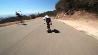 SantaGnarbara: Downhill DoubleKick w/ Tom