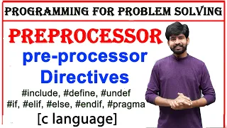 preprocessor in c || various pre processor directives in c, preprocessor commands | c language | pps