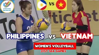 FULL GAME|PHILIPPINES VS VIETNAM|WOMEN'S VOLLEYBALL|31st SEA GAMES|JEMA GALANZA|ALYSSA VALDEZ|