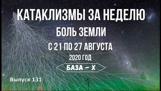 Катаклизмы за неделю с 21 по 27 августа. Боль Земли. Ураган Лаура.