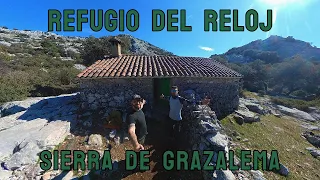 🏕️ DORMIMOS en un REFUGIO de MONTAÑA - Refugio del Reloj - Sierra de Grazalema - Cádiz ⛰️