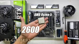 AMD Ryzen 5 2600 ASUS TUF GAMING B450M-PLUS GAMING G-SKILL RTX2060 Super DUAL Gaming PC Build