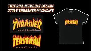 Membuat Desain Style Thrasher Magazine - Tutorial Coreldraw