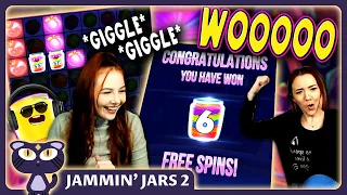 Free Spins and Huge Win on Jammin' Jars 2