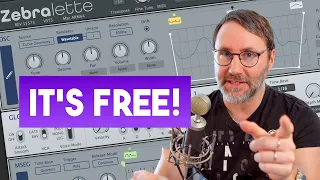 Wavetables with Zebralette 3: BEST Free Synth plugin 2024 🏆