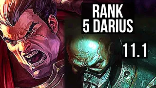 DARIUS vs URGOT (TOP) | Rank 5 Darius, 6 solo kills, 300+ games, 16/5/9 | BR Grandmaster | v11.1