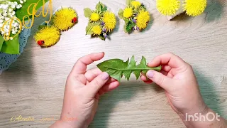 ЛАЙФХАК 🌿Реалестичные листочки без молдов🌿