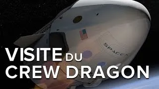 Visite du Crew Dragon, la capsule spatiale de SpaceX vouée à emmener des astronautes sur l’ISS