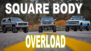 CHEVROLET SQUARE BODY LINE UP | LIFTED, DUALLY, BLAZER and MORE.