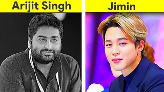 Arijit Singh🇮🇳 V/s Jimin🇰🇷(BTS) || Singers Comparison #shorts