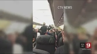 Video: WATCH: New video of passenger accused of attacking crew on flight diverted to Orlando