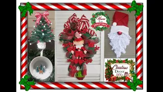 HOLIDAY HOME DECOR DIY's on a Budget |  Dollar Tree Christmas Tree Ideas | Beginner Craft Projects