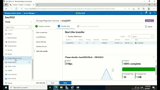 Storage migration via Windows Admin Center