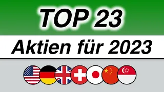 Meine Top Aktien 2023 - Analyse, Bewertung & Prognose 2023