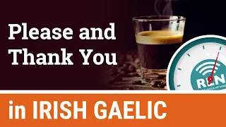 How to say Please and Thank You in Irish - One Minute Irish Lesson 2