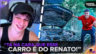 ARUAN REAGE: ROUBARAM O SKYLINE ABANDONADO MAIS UMA VEZ 😭 (RENATO GARCIA) - Cortes do Aruan