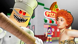 ICE SPICE ESCAPANDO DA PIZZARIA MALUCA! 🍕- ( Scary Obby) ROBLOX