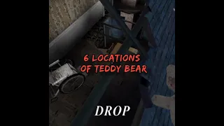 6 Locations of Teddy Bear 🧸| Granny 3 👺#shorts#Granny3