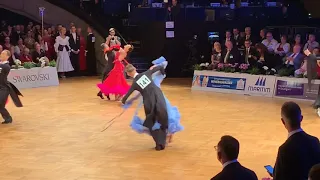 Evaldas Sodeika - Ieva Zukauskaite, Viennese waltz. GOC 2019, WDSF Grand Slam Standard.