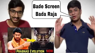 BAAHUBALI PRABHAS EVOLUTION |REACTION | (2002 - 2019) All Movies | Let’s Watch | Tanish & Kartik