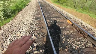 Rail Head Defects - Severe Engine Burn at the Derailment Site