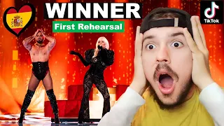 Nebulossa - ZORRA - Spain 🇪🇸 First Rehearsal - Eurovision 2024 (REACTION)