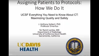 2023 Virtual Symposium: Assigning Patients to Protocols: How We Do It