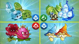 PVZ 2 - Ice Shroom vs 4 Best Premium Plants Zombies - Which Team Plant 's Best?