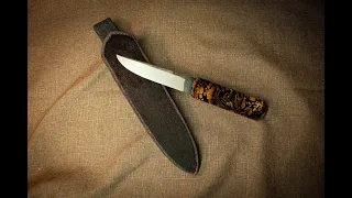 Якутский нож ручной работы. Yakut handmade knife