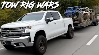 F350 VS CHEVY 1500 TOWING 10,000 POUNDS | TOW RIG TEST