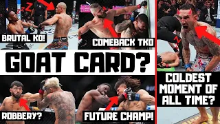 UFC 300 Event Recap Pereira vs Hill Full Card Reaction & Breakdown