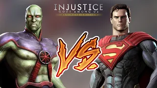Injustice Gods Among Us - Martian Manhunter Vs. Superman (Hard) Walkthrough | RozZ99