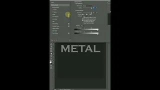 Металлический текст / Photoshop эффект