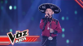 Leyder ‘El potrillo con amor’ sings ‘Los mandados’  | The Voice Kids Colombia 2021