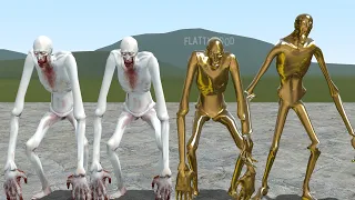 GOLD SCP-096 VS SCP-096:CB!! Garrys Mod Sandbox