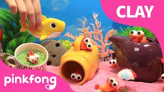 Cara Membuat Clay Ikan | Kelas Seni | Kerajinan untuk anak | Pinkfong dan Baby Shark