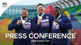 Men's shot put press conference | World Athletics Championships Oregon 22