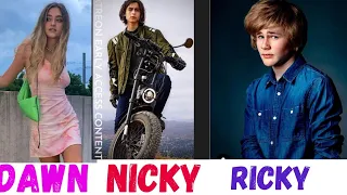 Nicky,Ricky,Dicky and Dawn then and Now 2021✴️nicky,ricky,dicky and dawn before and after 2021 nick
